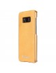 Pierre Cardin Samsung S8 case genuine leather yellow