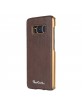 Pierre Cardin Samsung S8 Case Real Leather Dark Brown
