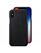 Pierre Cardin iPhone X / Xs case cover genuine leather black