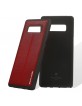 Pierre Cardin Samsung Note 8 Hülle Cover Case Echtleder Rot