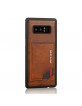 Pierre Cardin Samsung Note 8 Hülle Case Cover Echtleder Stand Kartenfach Braun