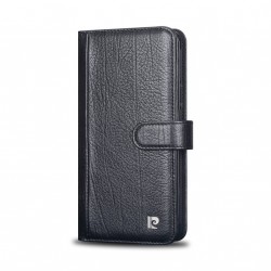 Pierre Cardin Samsung S8 Plus Genuine Leather Book Case Black
