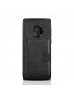 Pierre Cardin Samsung S9 Case Real Leather Card Slot Black