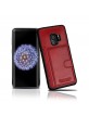 Pierre Cardin Samsung S9 Cover Case Genuine Leather Red Stand Card Slot