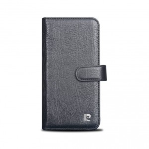 Pierre Cardin Samsung S9 Genuine Leather Book Case Cover Black