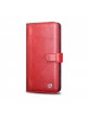 Pierre Cardin Samsung S9 Plus Ledertasche Echtleder Book Cover Rot