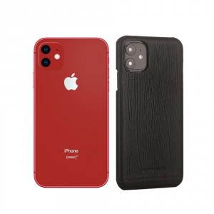Pierre Cardin iPhone 11 case cover genuine leather black.
