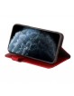 Pierre Cardin iPhone 11 Pro Book Case Tasche Echtleder Rot