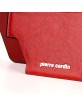 Pierre Cardin iPhone 12 Mini Hülle Case Cover Echtleder Stand Kartenfach Rot