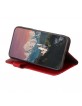 Pierre Cardin iPhone 12 Pro Max Book Case Tasche Rot Echtleder