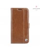 Pierre Cardin Samsung S20 Plus Genuine Leather Book Case Cover Brown