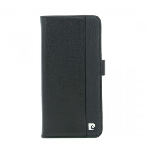 Pierre Cardin Samsung S20 Ultra Genuine Leather Book Case Cover Black