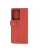 Pierre Cardin Samsung S20 Ultra Ledertasche Echtleder Book Cover Rot