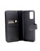 Pierre Cardin Samsung S20 Plus Case Book Case Genuine Leather Black