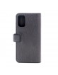 Pierre Cardin Samsung S20 Plus Case Book Case Genuine Leather Black