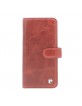 Pierre Cardin Samsung S20 Ultra Tasche Book Case Echtleder Rot
