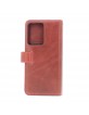 Pierre Cardin Samsung S20 Ultra Book Case Genuine Leather Red
