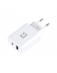 UNIQ 2.4A 18 Watt Dual Port Fast Adapter USB USB Type C White