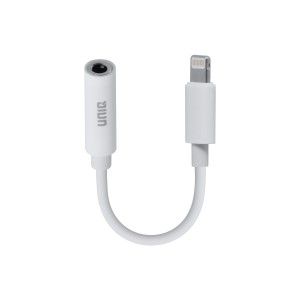 UNIQ Adapter Lightning to 3.5mm Cable White