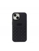 Audi iPhone 15 Case Cover Genuine Leather Q8 Series Black