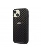 Audi iPhone 14 Case Cover R8 Real Carbon Black
