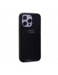 Audi iPhone 14 Pro Max Case Cover R8 Real Carbon Black