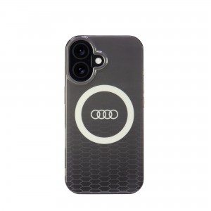 Audi iPhone 16 Hülle Case MagSafe Q5 Serie IML Schwarz