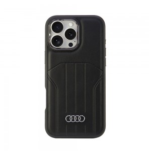 Audi iPhone 16 Pro Max Hülle Case Cover MagSafe Q5 Schwarz