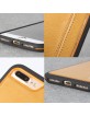 Pierre Cardin iPhone 8 Plus / 7 Plus cover case genuine leather yellow