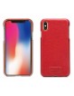 Pierre Cardin iPhone Xs Max case cover genuine leather red