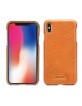 Pierre Cardin iPhone Xs Max case cover real leather brown