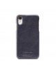 Pierre Cardin iPhone XR Case cover genuine leather sapphire blue