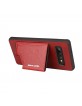 Pierre Cardin Samsung S10 Plus Hülle Case Echtleder Stand Kartenfach Rot