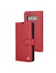 Pierre Cardin Samsung S10 Ledertasche Echtleder Book Case Rot