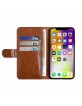 UNIQ iPhone 11 Pro Max Handytasche Book Case Kartenhalter Magnetverschluss Braun