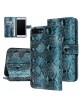 UNIQ Snake iPhone 8 Plus / 7 Plus Handytasche 3D Schlange Book Case Schwarz / Grün