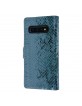 UNIQ Snake Samsung S10 Plus Cover 3D Pattern Book Case Green