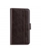 UNIQ iPhone 12 mini Book case card holder magnetic closure dark brown
