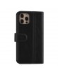 UNIQ iPhone 12 / 12 Pro Book Case Card Holder Magnetic Closure Black
