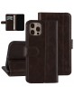 UNIQ iPhone 12 / 12 Pro Book Case Card Holder Magnetic Closure Dark Brown