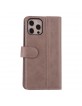 UNIQ iPhone 12 Pro Max Book case card holder magnetic closure light brown