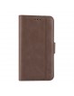 UNIQ iPhone 13 mini Book Case Card Holder Magnetic closure light brown