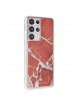 UNIQ Samsung Galaxy S21 Ultra case silicone marble red