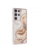 UNIQ Samsung Galaxy S21 Ultra Cover Case Silicone Marble Brown