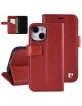 Pierre Cardin iPhone 13 Mini Book Case Genuine Leather Red