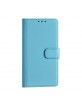 Mobile phone case Samsung S22 Book Case Cover magnetic closure light blue