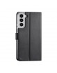 Handytasche Samsung S22 Plus Book Case Cover Magnetverschluss Schwarz