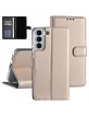 Mobile phone case Samsung S22 Plus Book Case Cover magnetic closure gold
