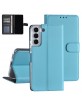 Mobile phone case Samsung S22 Plus Book Case Cover magnetic closure light blue