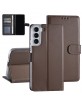 Mobile phone case Samsung S22 Plus Book Case Cover magnetic closure brown